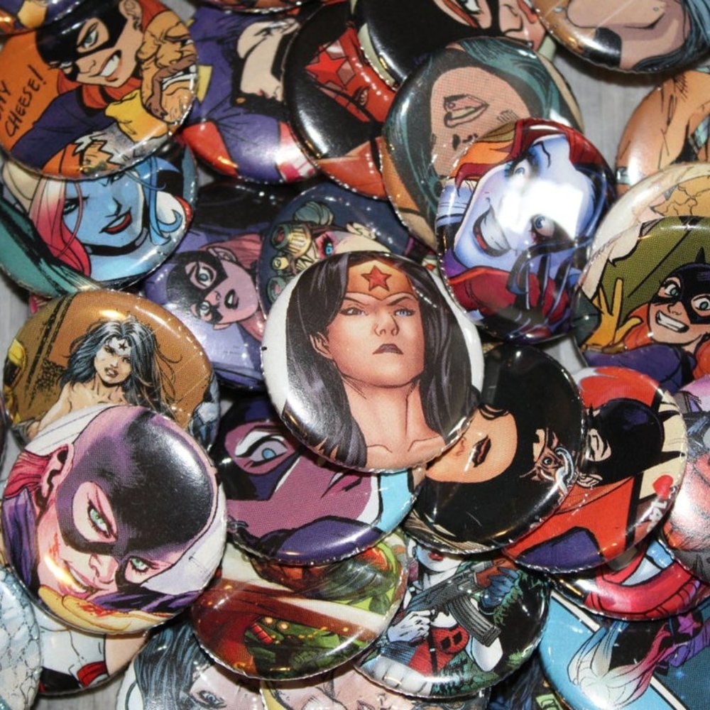 15 Random DC Comics Pins